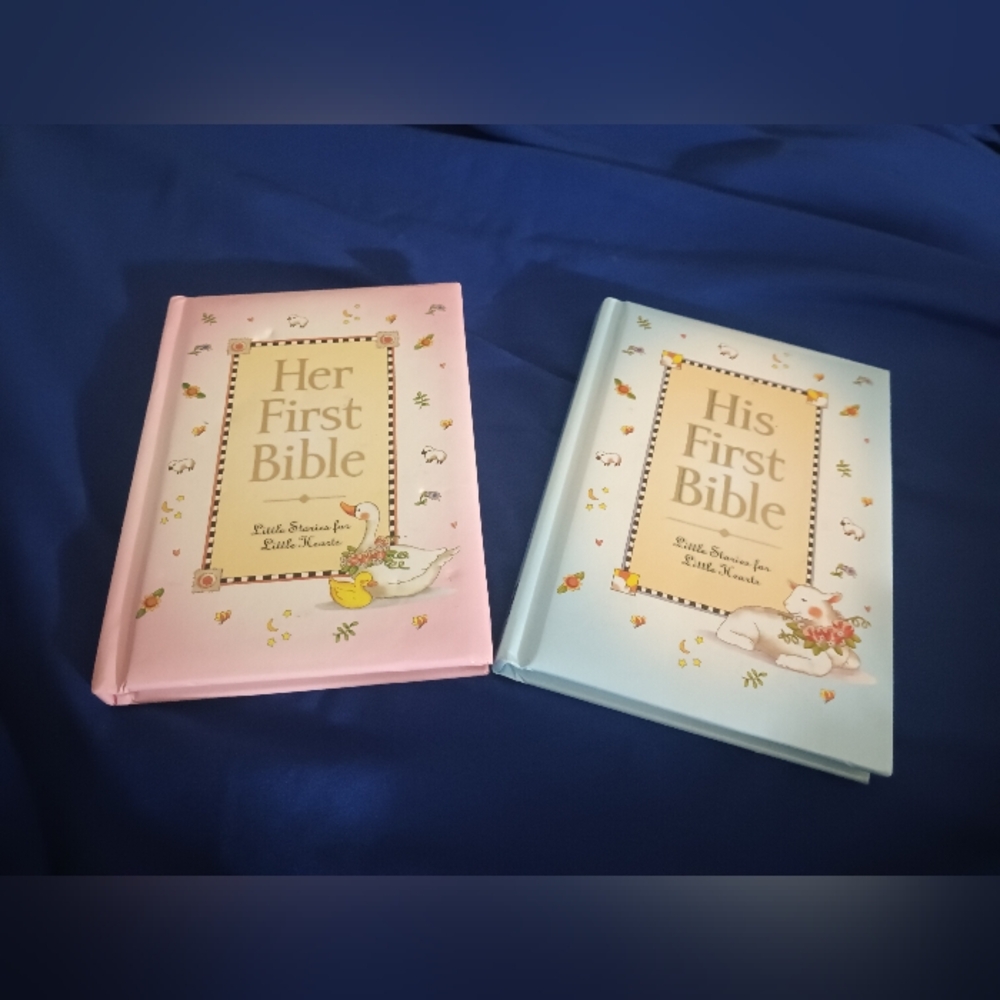 Her First Bible and His First Bible Set